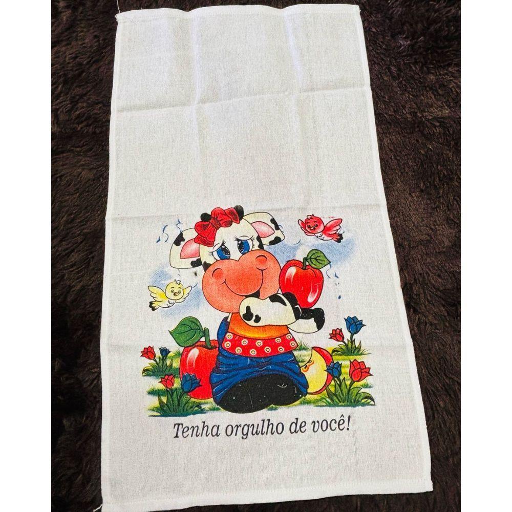 Kit 12 Pano De Prato De Cozinha 45x75 Estampado Grande Com Costura Reforçada - 5