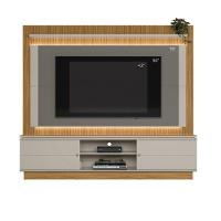 Home Para Tv Até 65pol Guararapes Com Led 2pts Linea Brasil Nature Com Off White - 2