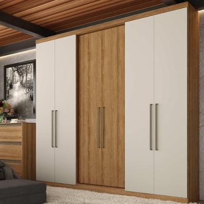 Guarda-roupa Casal 6 Portas 2 Gavetas Thb Presence Almendra