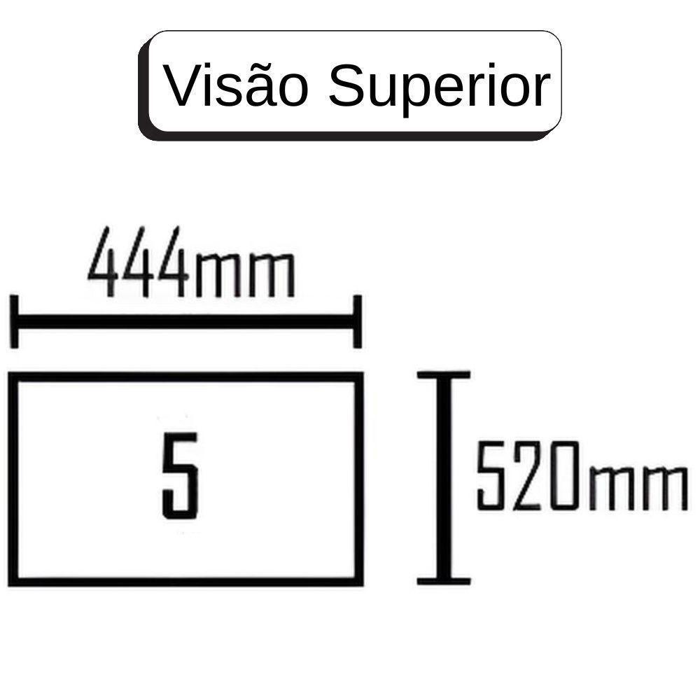 Guarda Roupa Modulado Individual Orion Branco 1 Porta 3 Gavetas Leifer Móveis - 4