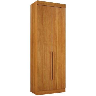 Guarda Roupa Modulado Individual Orion Cinamomo 2 Portas 3 Gavetas Leifer Móveis