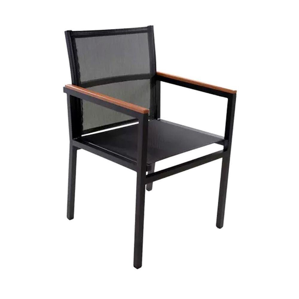 Kit 10 Cadeira Diamante Alumínio Sling Hotel Piscina Jardim - 2