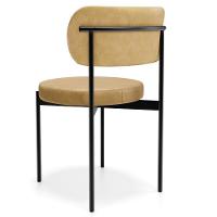 Kit 08 Cadeiras Estofadas Para Sala De Jantar Louvre L02 Couríssimo Fendi - Lyam Decor - 5