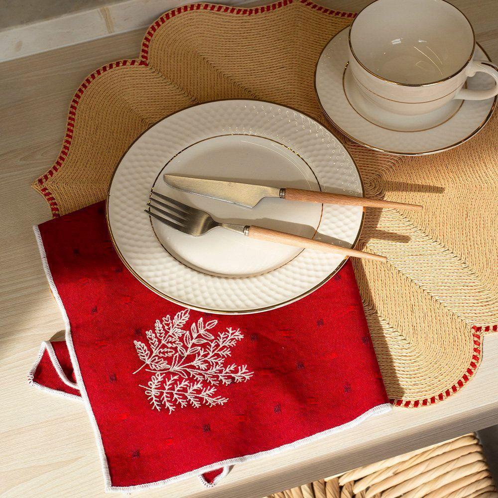 Guardanapo Copa E Cia Avulso Ramos De Natal Vermelho - 2