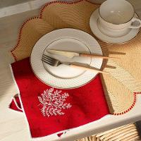 Guardanapo Copa E Cia Avulso Ramos De Natal Vermelho - 2