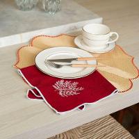 Guardanapo Copa E Cia Avulso Ramos De Natal Vermelho - 4