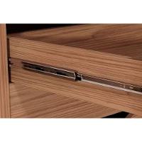 Guarda Roupas 3 Portas De Correr De (1 C- Espelho) E 4 Gavetas Búzios Avelã-off White - Panan - 5