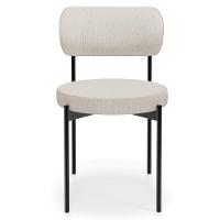 Kit 02 Cadeiras Estofadas Para Sala De Jantar Louvre L02 Linho Cru - Lyam Decor - 3