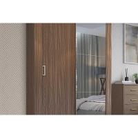 Guarda Roupa Solteiro 2 Portas De Correr (1 C- Espelho) Ph 1728 Nogueira - Herval - 3