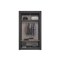 Guarda Roupa Solteiro 2 Portas De Correr (1 C- Espelho) Ph 1728 Nogueira - Herval - 7