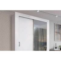 Guarda Roupa Solteiro 2 Portas De Correr (1 C- Espelho) Ph 1728 Nogueira - Herval - 8