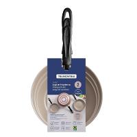 Jogo De Frigideiras Tramontina Linz Em Alumínio Antiaderente Starflon Max Mocaccino 03 Peças Tramontina - 8