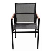 Kit 6 Cadeira Diamante Alumínio Sling Hotel Piscina Jardim - 3