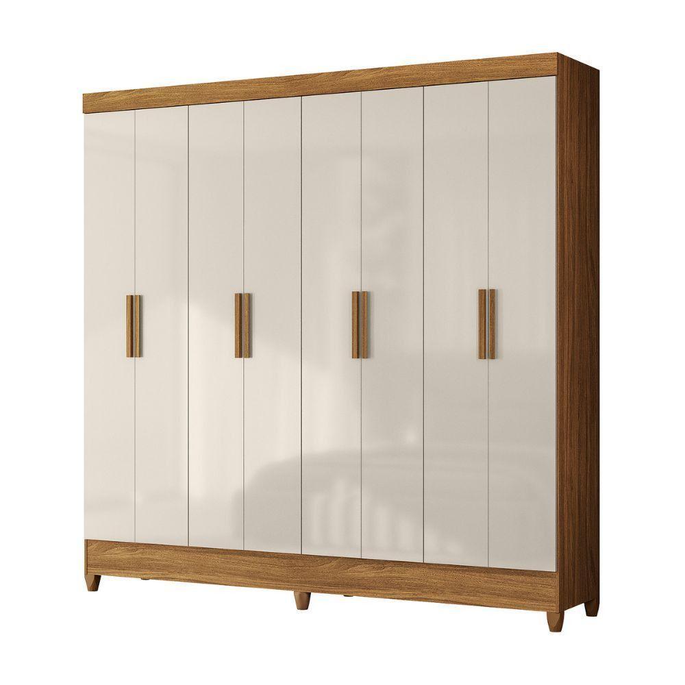 Guarda-roupa Marajó Paris 8 Portas 2 Gavetas Moval Freijo/off White - 2