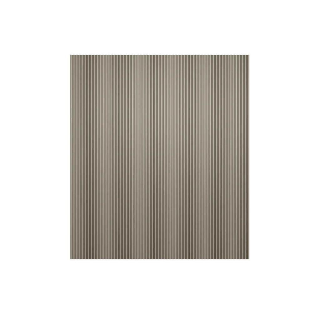 Painel P- Lavabo Até 85 Pol Modular 2.2 Ripado 219x250cm Gris Fosco - Linea Brasil - 2