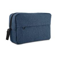 Necessaire Grande Em Poliéster Com Alça E Zíper 3l Azul - 3