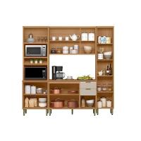 Kit De Cozinha Completa 4 Peças Selene (2aéreos+1paneleiro+1torrequente) Cp09 Jequitiba-off White Fosco - Linea Brasil - 3