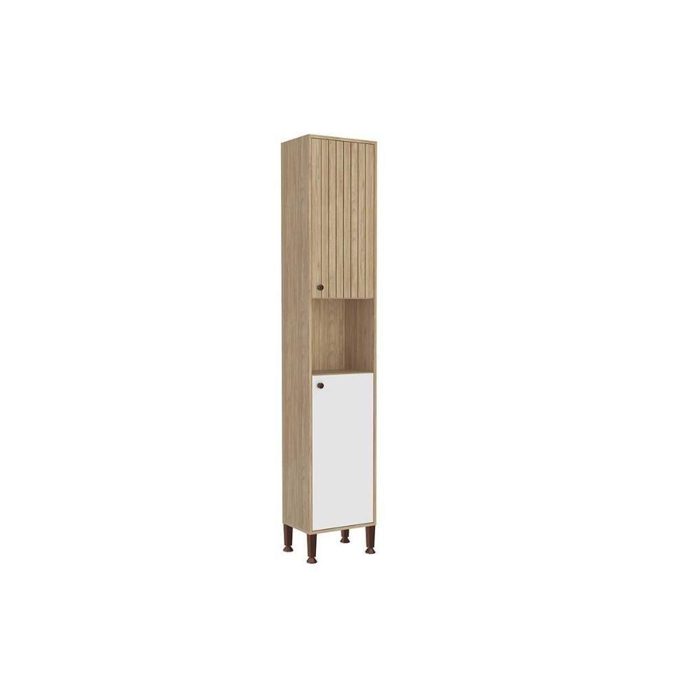 Paneleiro De Cozinha Torino C- 2 Portas 40cm Mel-off White - Movelbento - 1