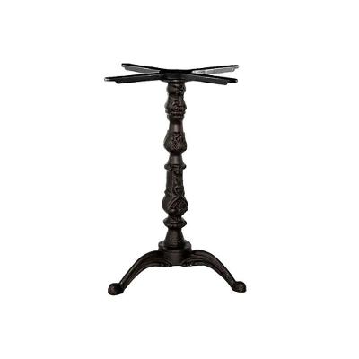 Kit Pé De Mesa Base E Trava Veroninha Em Alumínio Fundido