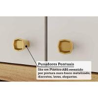 Kit Cozinha Modulada 2 Peças Sauvignon (1aéreo+1balcão) C2p62 Amendoa-grafite-ronipa