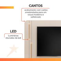 Painel Com Led Para Tv's De Até 75 Polegadas Lívia Off White Off White - 5