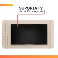 Painel Com Led Para Tv's De Até 75 Polegadas Lívia Off White Off White - 8