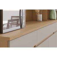 Kit De Cozinha Compacta Realeza C- 5 Portas E 2 Gavetas 160cm Carvalho-titânio - Nesher - 8