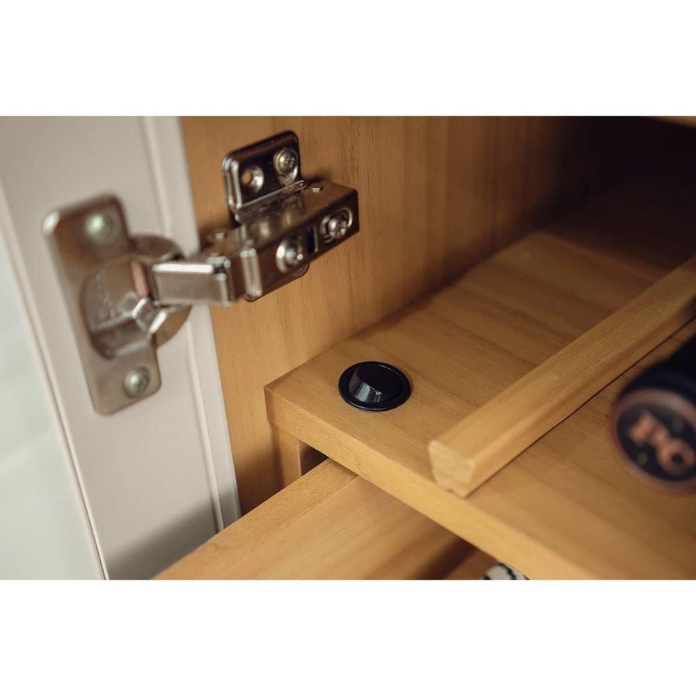 Kit Cozinha Modulada 6 Peças Allure (2aéreos+2balcões+1cristaleira+1paneleiro) Cp07 Jequitiba-gris Fosco - Linea Brasil - 5