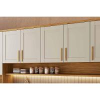 Kit Cozinha Modulada 6 Peças Riesling (3aéreos+2balcões+1paneleiro) C6p111 Amendoa-off White - Ronipa - 6