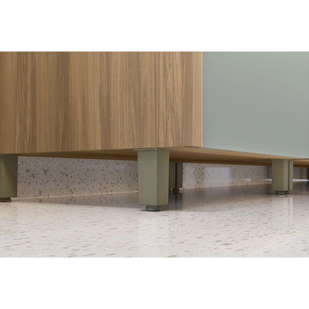 Kit Cozinha Modulada 4 Peças Rainha (3aéreos+1balcão) C4p159 Nature-branco - Nesher - 10