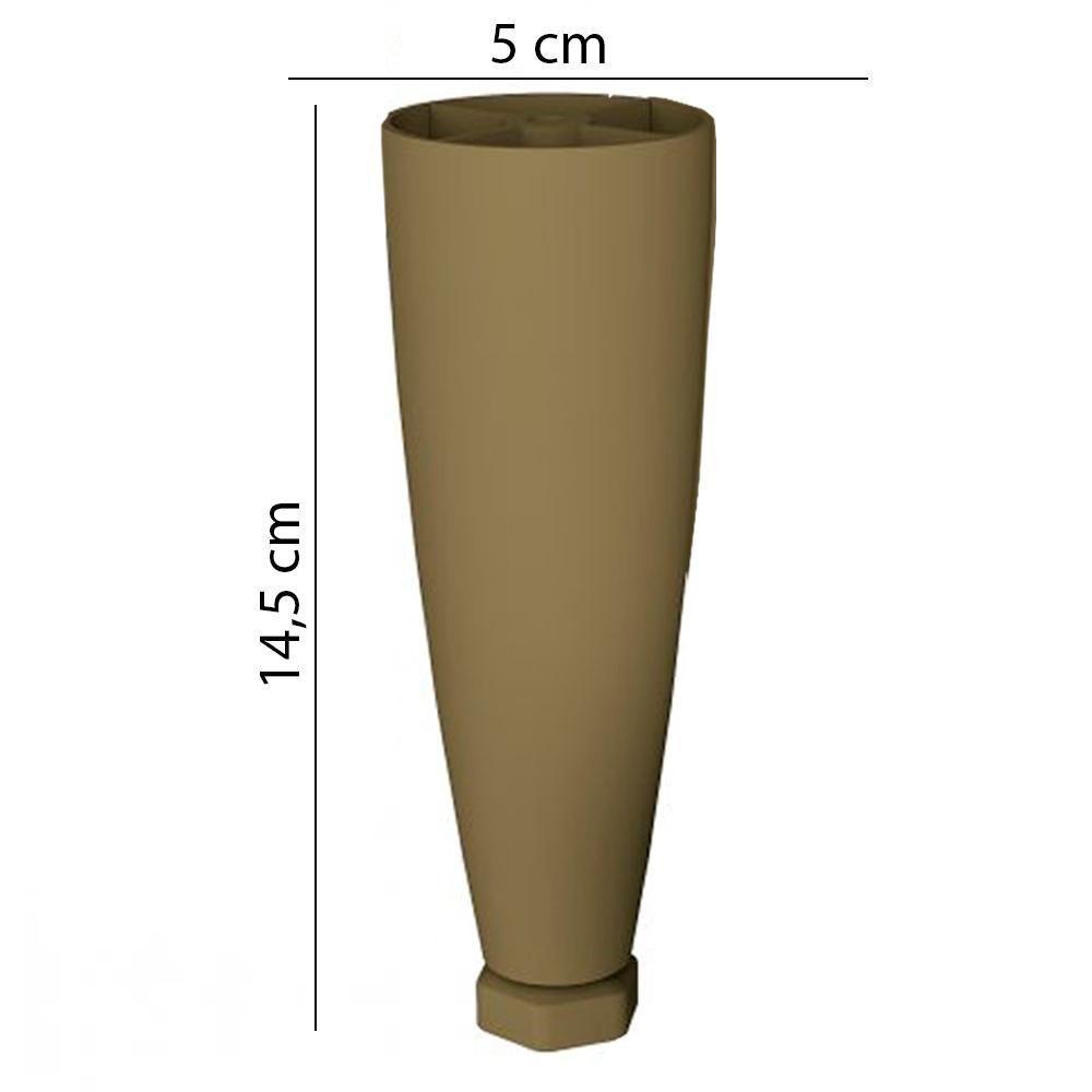 Kit 4 Pes Conico Regulaveis Para Cozinha Americana O944 Bronze Henn Bronze - 3