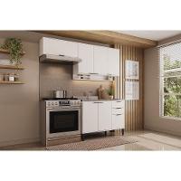 Kit Cozinha Modulada 3 Peças Alpha (2aéreos+1balcão) C3p30 Branco - Carraro - 1