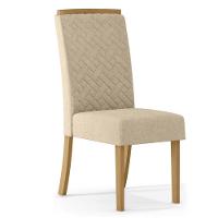 Kit 2 Cadeiras Sala De Jantar Malu Suede Linho Henn Suede Linho - 6