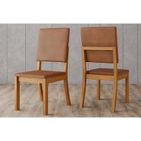Kit 2 Cadeiras De Cozinha Milla Plus 2 Un Nature-courano Caramelo - Henn - 1
