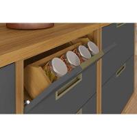 Kit Cozinha Modulada 4 Peças Imperatriz (2aéreos+1balcão+1paneleiro) C4p157 Freijo-off White - Nesher - 10