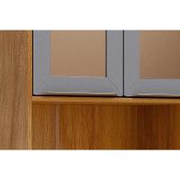 Paneleiro De Cozinha Cristaleira áurea C- 4 Portas (2 C- Vidro Reflecta) E 1 Nicho 70cm Cinamomo-off White - Mgm - 7