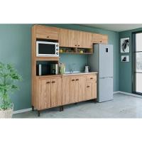 Paneleiro De Cozinha Modulado Torino C- 3 Portas 63cm Mel - Movelbento - 5