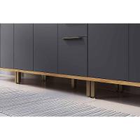 Kit Cozinha Modulada 5 Peças Sauvignon (2aéreos+2balcões+1paneleiro) C5p154 Amendoa-off White - Ronipa - 7