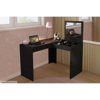 Penteadeira Pe-2020 C- 1 Gaveta E 1 Espelho Preto - Tecno Mobili - 6