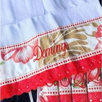 Kit 7 Pano De Prato Grande 45x75 Panos Bordado Semaninha Para Cozinha Copa 100% Algodão - 1