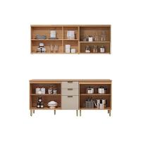 Kit De Cozinha Completa 4 Peças Selene (2balcões+2aéreos) Cp22 Jequitiba-off White Fosco - Linea Brasil - 7