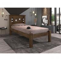 Cama Solteiro Lavínia Malbec / Off White - Framar Móveis - 2