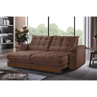 Sofá Retrátil Barcelona 2,10m 3 Lugares Molas Ensacadas Txr Cobre - 1