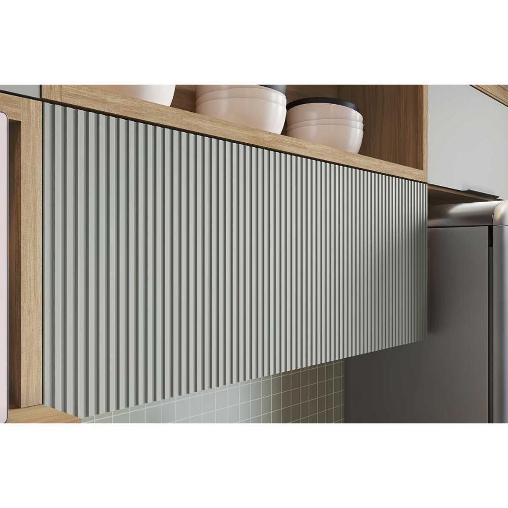 Kit De Cozinha Completa 5 Peças Marquesa (3aéreos+2balcões) C5p35 Nature-verde - Nesher - 10