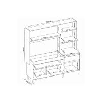 Kit De Cozinha Compacta Amaranto C- 5 Portas E 1 Gaveta 182cm Amendola-nude Prime Tx - Demóbile - 2