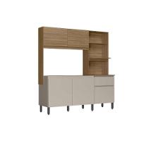 Kit De Cozinha Compacta Amaranto C- 5 Portas E 1 Gaveta 182cm Amendola-nude Prime Tx - Demóbile - 7