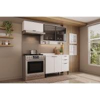 Kit Cozinha Modulada 3 Peças Alpha (2aéreos+1balcão) C3p31 Branco - Carraro - 1