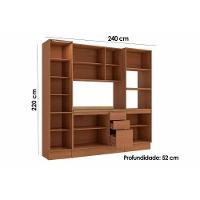 Kit Cozinha Modulada 5 Peças Ciela (2aéreo+1balcão+2paneleiros+1complemento) C5p82 Canela - Kappesberg - 3