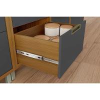 Kit Cozinha Modulada 8 Peças Imperatriz (3aéreos+4balcões+1ilha) C8p53 Freijo-off White - Nesher - 8