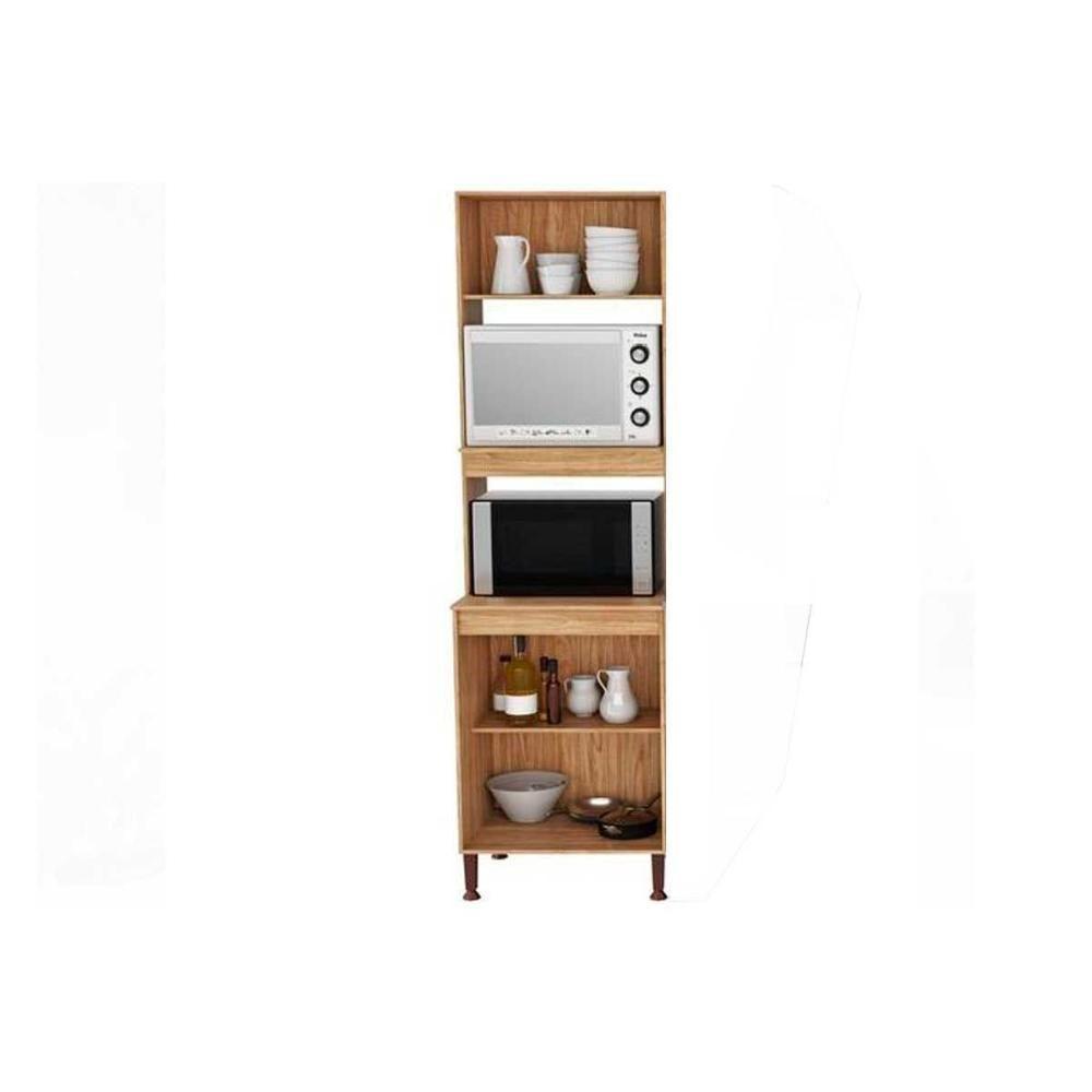 Paneleiro De Cozinha Torino C- 3 Portas 63cm Mel - Movelbento - 3